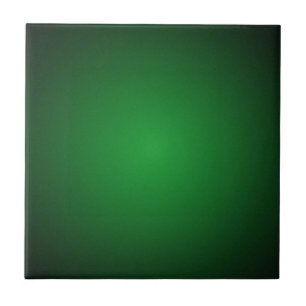 Grainy Green-Black Vignette Tile
