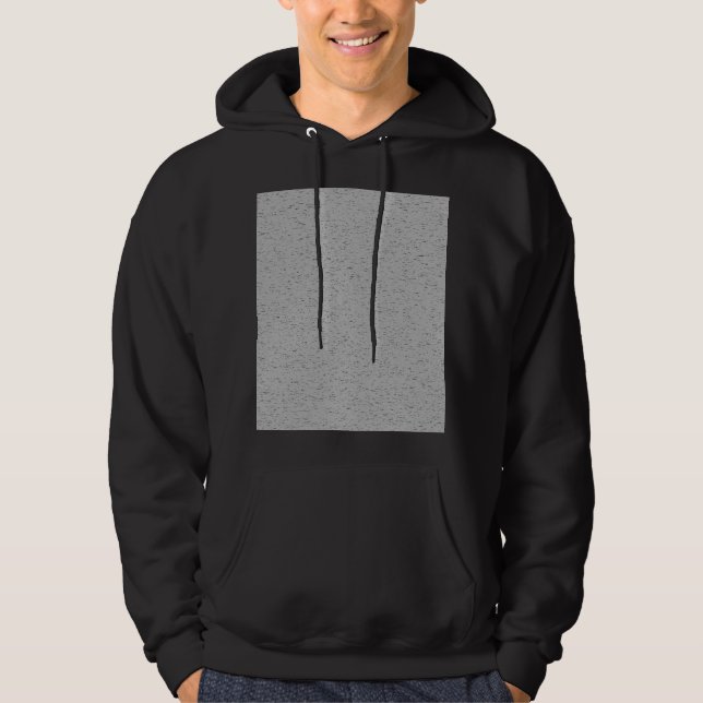 Grainy Plain Grey Colour Design  Hoodie (Front)