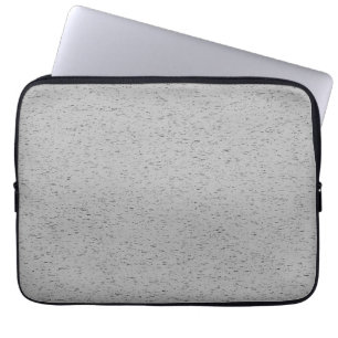 Grainy Plain Grey Colour Design  Laptop Sleeve