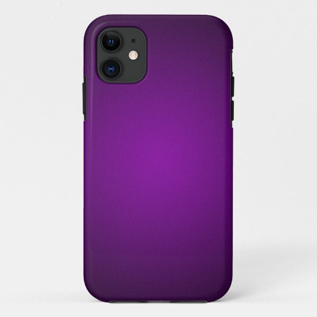 Grainy Purple-Black Vignette Case-Mate iPhone Case (Back)