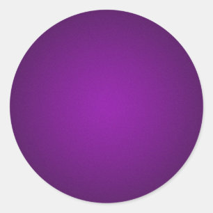 Grainy Purple-Black Vignette Classic Round Sticker