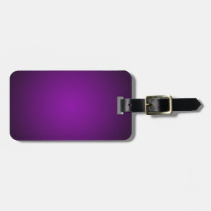 Grainy Purple-Black Vignette Luggage Tag