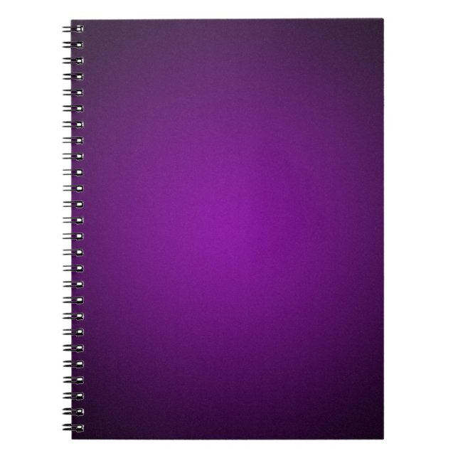 Grainy Purple-Black Vignette Notebook (Front)