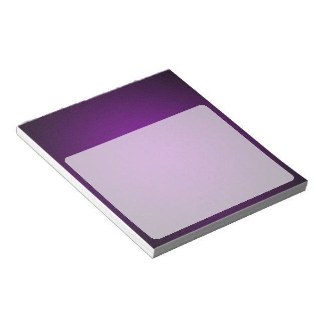 Grainy Purple-Black Vignette Notepad (Angled)