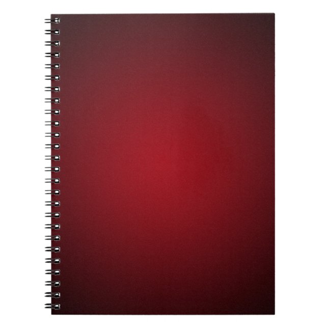 Grainy Red-Black Vignette Notebook (Front)