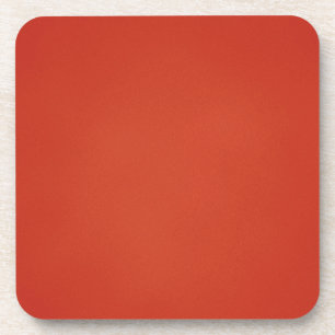 Grainy Warm Red Background Coaster