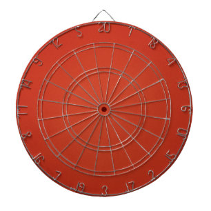 Grainy Warm Red Background Dartboard