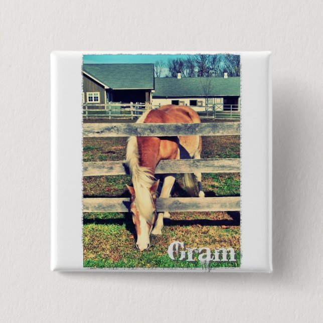 Gram Deluxe Edition Square Button (Front)