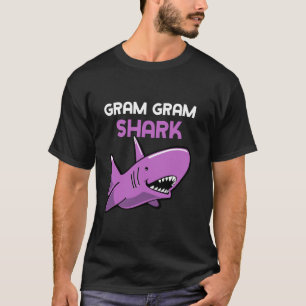 Gram-Gram Shark Funny Family Grandma GramGram T-Shirt