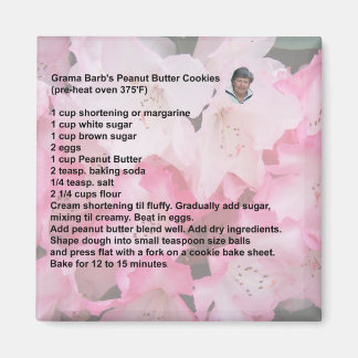 Grama Barb's Peanut Butter Aimant cookies