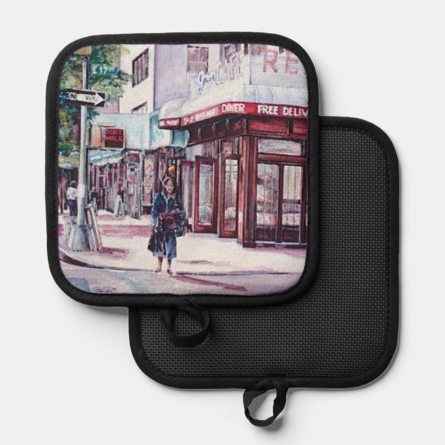 Gramercy Coffee Corner Pot Holder (Front/Back)