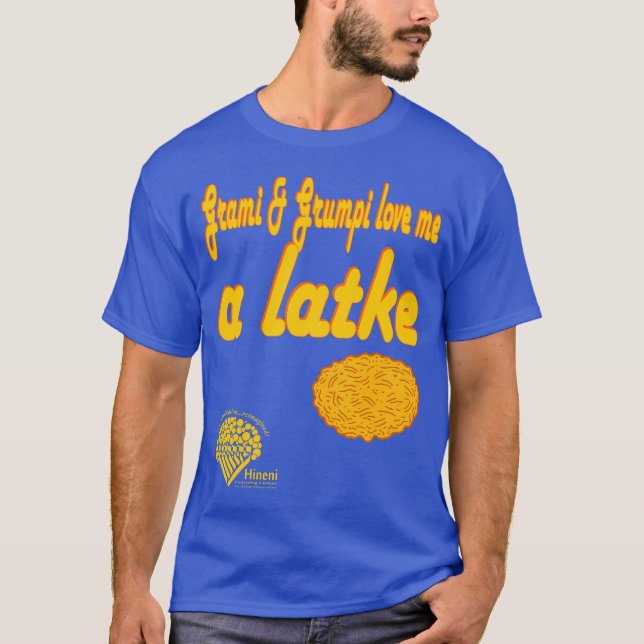 Grami & Grumpi Love Me a Latke T-Shirt (Front)