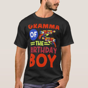 Gramma Of The Birthday Boy Lazer Tag Bday Party Ce T-Shirt