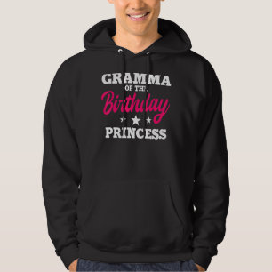 Gramma Of The Birthday Princess Party Bday Celebra Hoodie