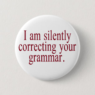 Grammar 2 Inch Round Button