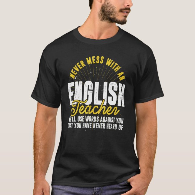 Grammar Police English Teacher Spelling  Grammar T-Shirt (Front)