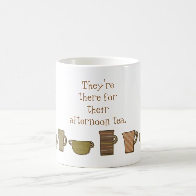 Grammar Police Ils sont là Leur Tea Mug (Centre)