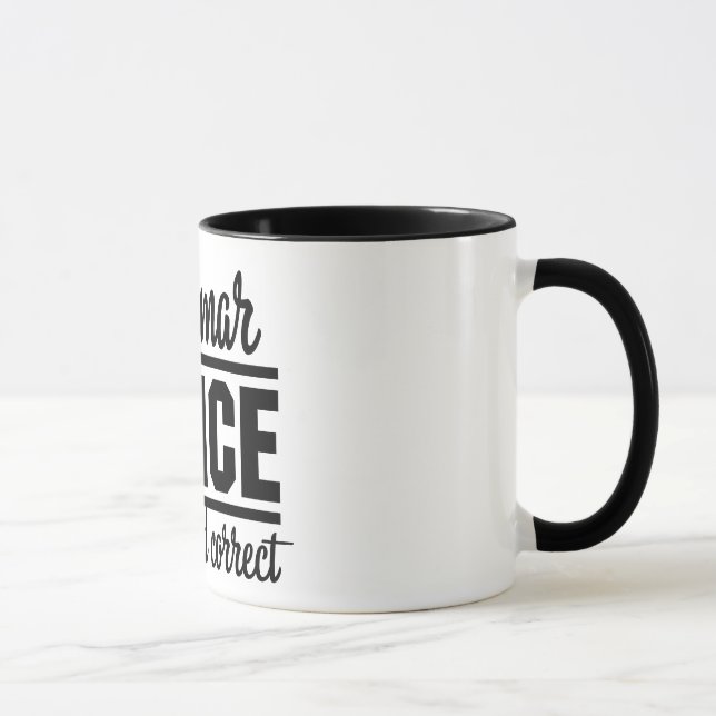 Grammar Police Mug (Right)