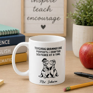 Grammar Teacher Perfectly Crafted Sentence Design Coffee Mug