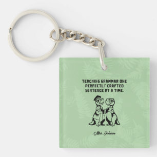 Grammar Teacher Perfectly Crafted Sentence Design Keychain