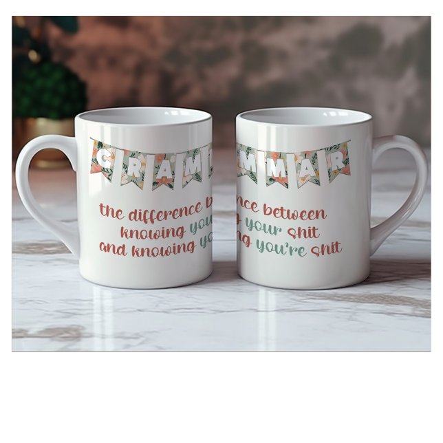 Grammar: the difference between mug (Creator Uploaded)