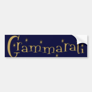Grammaratti Bumper Sticker