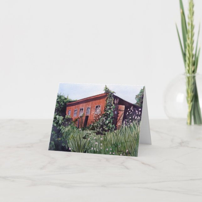 Gramma's Chicken House Note Card (Front)