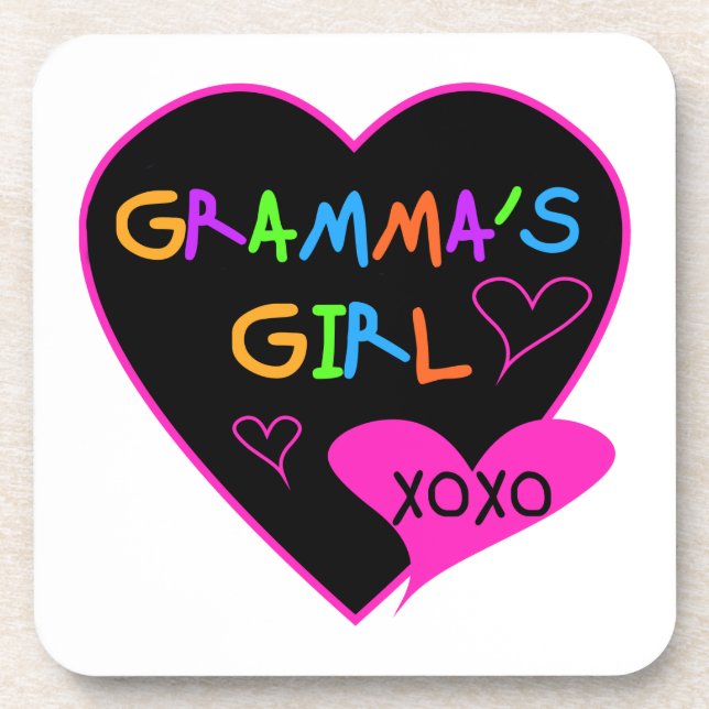 Gramma's Girl Tshirts, Mugs, Buttons, Cases, Hats Coaster (Front)
