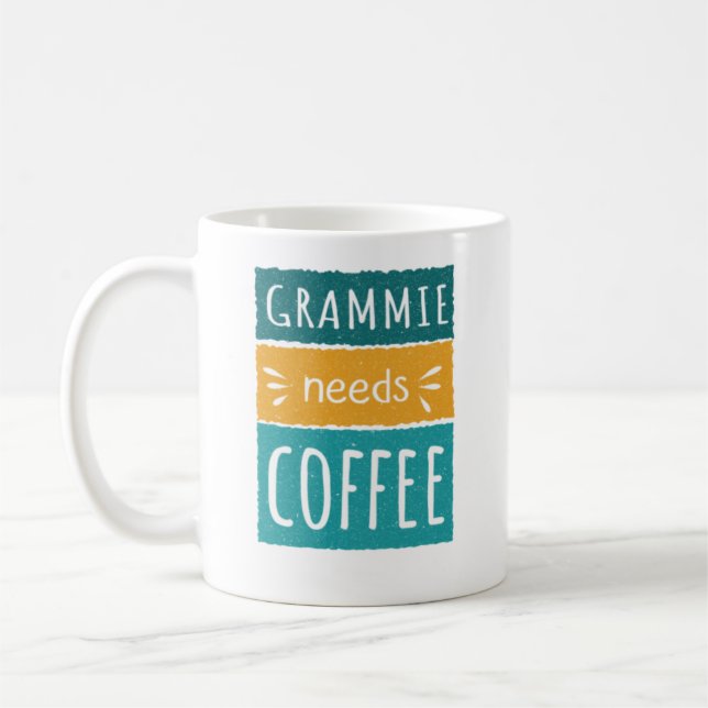 Grammie A Besoin De Café Mug (Gauche)