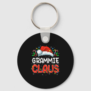 Grammie Claus Christmas Family Matching Pajamas Fu Keychain