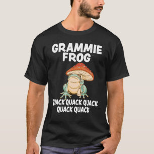 Grammie Frog Animal Pun Love Amphibian Toad Frogs T-Shirt