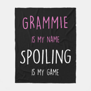 Grammie Grandma Gift for Christmas Fleece Blanket