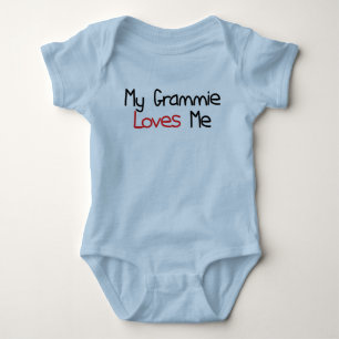 Grammie Loves Me Baby Bodysuit