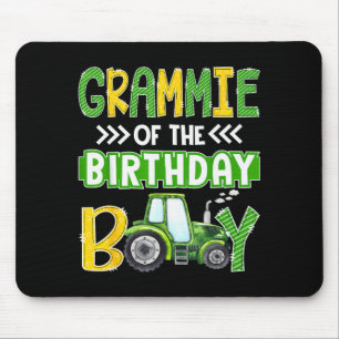 Grammie Of The Birthday Boy Tractors Farm Trucks F Mouse Pad