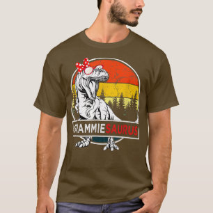 Grammiesaurus Dinosaur Funny Grammie Saurus Family T-Shirt
