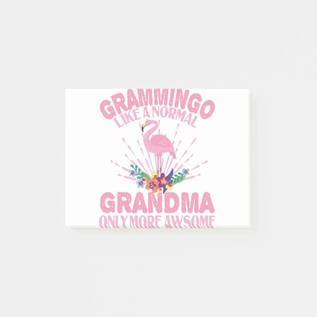 Grammingo Like Normal Grandma Only More Awesome Post-it Notes (Front)