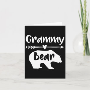 Grammy Bear Shirt Gift For Grandma  Card