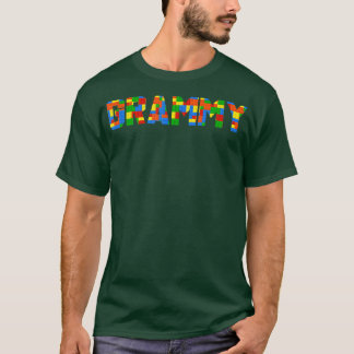 Grammy Brick Builder Funny Blocks Master Builder T-Shirt
