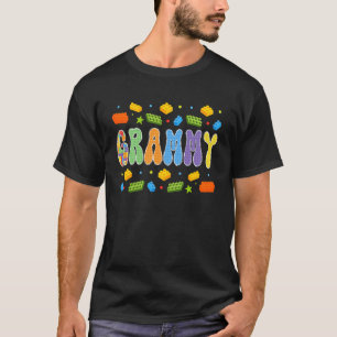 Grammy Building Bricks Block Master Builder Matchi T-Shirt