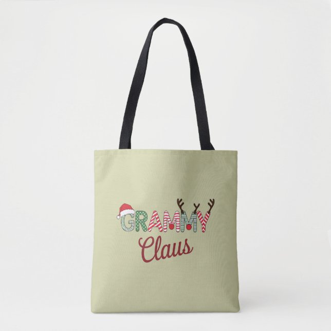 Grammy Claus Christmas Grandma Gift Xmas  Tote Bag (Front)