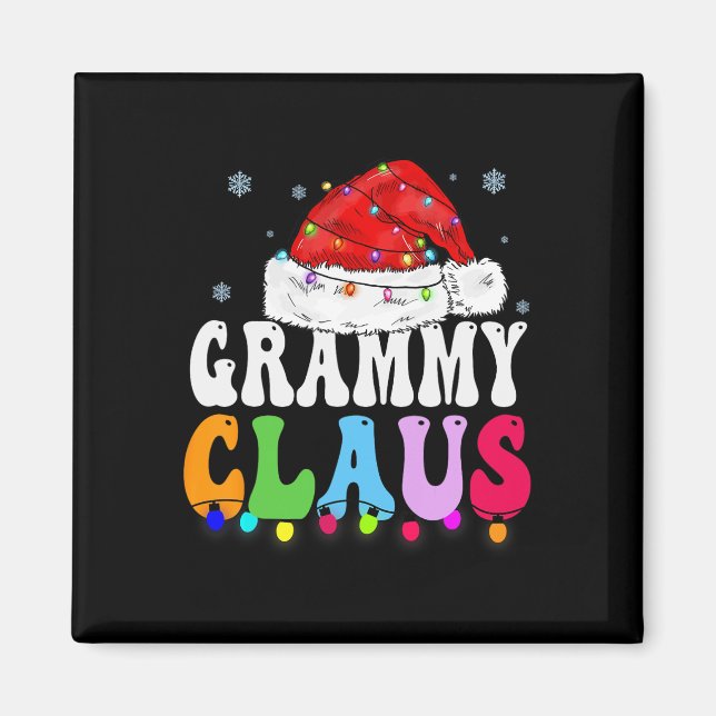 Grammy Claus Funny Xmas Family Matching Grandma Ch Magnet (Front)
