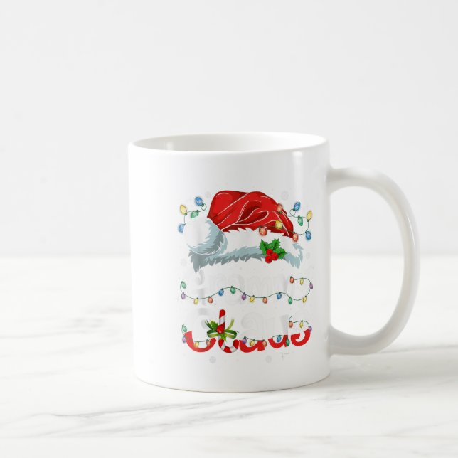 Grammy Claus Xmas Santa Matching Family Christmas  Coffee Mug (Right)