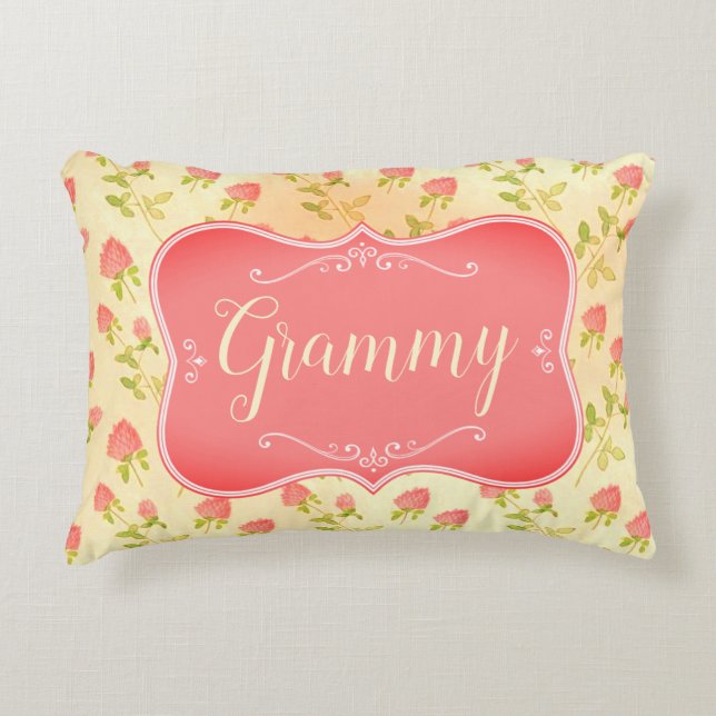Grammy Decorative Pillow (Front)