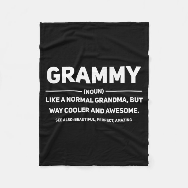 Grammy Definition First Time Grammy Promoted To Gr Fleece Blanket (Front)
