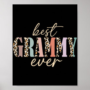 Grammy Ever Leopard Grandma Mothers Day  Poster