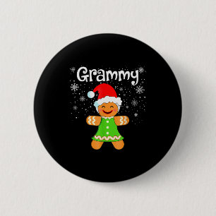 Grammy Gingerbread Family Matching Christmas Women 2 Inch Round Button