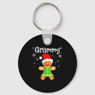 Grammy Gingerbread Family Matching Christmas Women Keychain