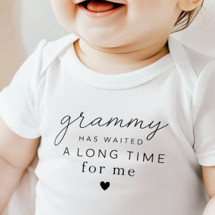 Grammy Has Waited Baby Bodysuit Gift