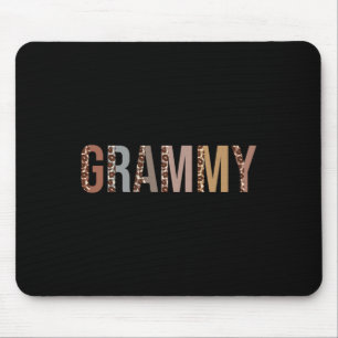 Grammy Leopard Print Mom Cute Mothers Day Funny Gr Mouse Pad