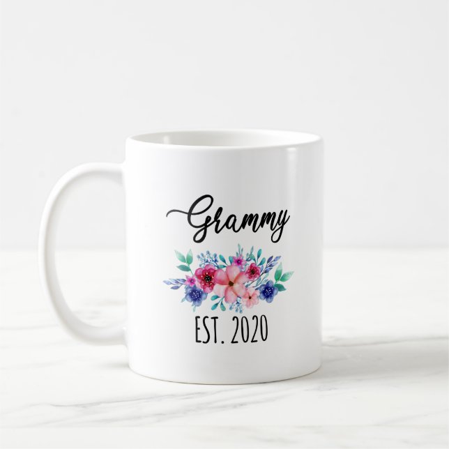 Grammy Mug, Don pour Grammy, Grammy Est. Mug 2020 (Gauche)
